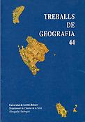 Imagen de portada de la revista Treballs de geografia