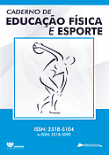 Imagen de portada de la revista Caderno de Educação Física e Esporte