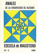 Imagen de portada de la revista Anales de la Universidad de Alicante