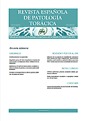 Imagen de portada de la revista Revista española de patología torácica