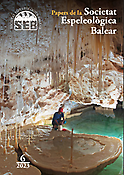 Imagen de portada de la revista Papers de la Societat Espeleològica Balear
