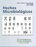 Imagen de portada de la revista Hechos Microbiológicos