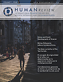 Imagen de portada de la revista Human Review