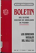 Imagen de portada de la revista Boletín del Ilustre Colegio de Abogados de Madrid