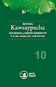 Imagen de portada de la revista Revista Kawsaypacha: Sociedad y Medio Ambiente