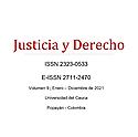 Imagen de portada de la revista Justicia y Derecho