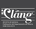 Imagen de portada de la revista Clang