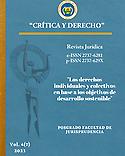 Imagen de portada de la revista Revista Jurídica Crítica y Derecho