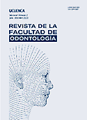Imagen de portada de la revista Revista de la Facultad de Odontología