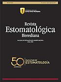 Imagen de portada de la revista Revista Estomatológica Herediana