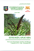 Imagen de portada de la revista Ecología aplicada