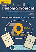Imagen de portada de la revista Revista de Biología Tropical