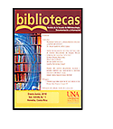 Imagen de portada de la revista Bibliotecas