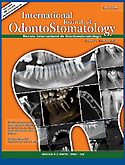 Imagen de portada de la revista International Journal of Odontostomatology