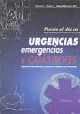 Imagen de portada de la revista Puesta al día en urgencias, emergencias y catástrofes
