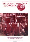 Imagen de portada de la revista Estudis d'historia econòmica