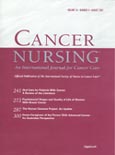 Imagen de portada de la revista Cancer nursing