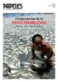 Imagen de portada de la revista Papeles de cuestiones internacionales