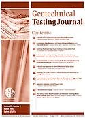 Imagen de portada de la revista ASTM geotechnical testing journal