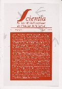Imagen de portada de la revista Scientia