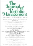 Imagen de portada de la revista Journal of portfolio management