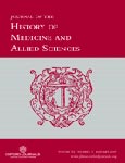 Imagen de portada de la revista Journal of the History of Medicine and Allied Sciences