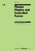Imagen de portada de la revista Plasma physics and controlled fusion
