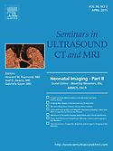 Imagen de portada de la revista Seminars in ultrasound, CT and MR