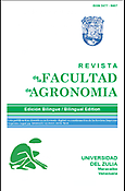 Imagen de portada de la revista Revista de la Facultad de Agronomía de La Universidad del Zulia