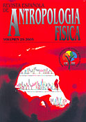 Imagen de portada de la revista Revista española de antropología física