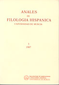 Imagen de portada de la revista Anales de filología hispánica