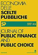 Imagen de portada de la revista Journal of public finance and public choice = Economia delle scelte pubbliche