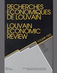 Imagen de portada de la revista Recherches économiques de Louvain