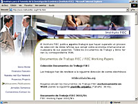 Imagen de portada de la revista Documentos de trabajo FIEC