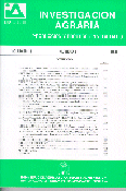 Imagen de portada de la revista Investigación agraria. Producción y protección vegetales