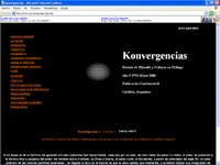 Imagen de portada de la revista Konvergencias