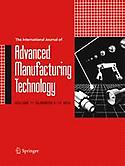 Imagen de portada de la revista International journal of advanced manufacturing technology