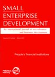 Imagen de portada de la revista Small enterprise development