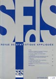 Imagen de portada de la revista Revue de statistique appliquée