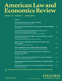 Imagen de portada de la revista American law and economics review