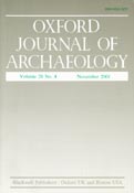 Imagen de portada de la revista Oxford journal of archaeology