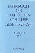Imagen de portada de la revista Jahrbuch der Deutschen Schillergesellschaft