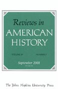 Imagen de portada de la revista Reviews in american history