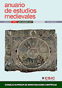 Imagen de portada de la revista Anuario de estudios medievales