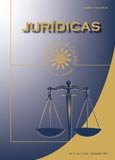 Imagen de portada de la revista Jurídicas