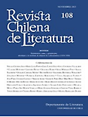 Imagen de portada de la revista Revista chilena de literatura