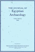 Imagen de portada de la revista Journal of egyptian archaeology