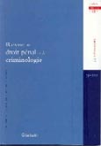 Imagen de portada de la revista Revue de droit penal et de criminologie