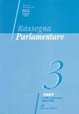 Imagen de portada de la revista Rassegna parlamentare