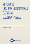 Imagen de portada de la revista Revista de lenguas y literaturas catalana, gallega y vasca